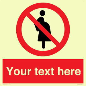 Custom prohibition not for pregnant women